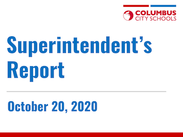  Superintendent's Report